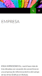 Mobile Screenshot of esdaimpresores.com